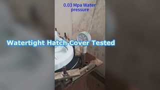 تست ضد آب پوشش دریچه تعبیه شده آلومینیومی 2