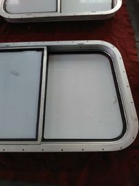 پنجره های دریایی مستطیل / جوش شده / پنجره های آلومینیومی آلیاژ کشتی های دریایی تامین کننده