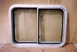 پنجره های دریایی مستطیل / جوش شده / پنجره های آلومینیومی آلیاژ کشتی های دریایی تامین کننده