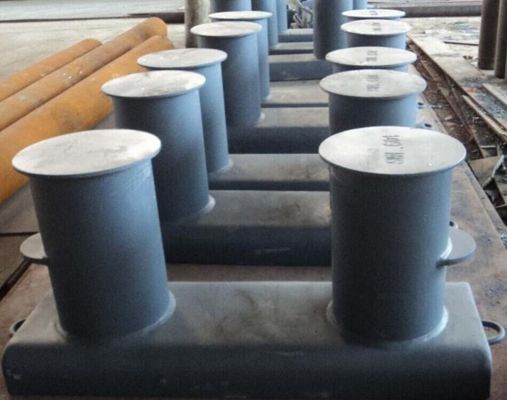 Sheaves Dia 60mm ZG230 500T Casting Mooring Bollards تامین کننده