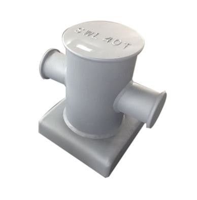 آغازگر اپوکسی خاکستری بولارد خاکستری Single Cross Marine Mooring تامین کننده