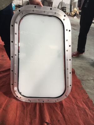 پنجره های دریایی مستطیل A60 CCS، ABS،DNV،BV با گواهینامه فولاد/آلومینیوم/فولاد ضد زنگ تامین کننده